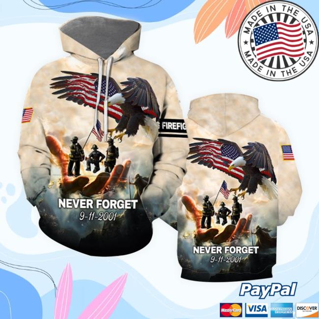 0911 Never Forget 3D All Over Print Sweatshirt